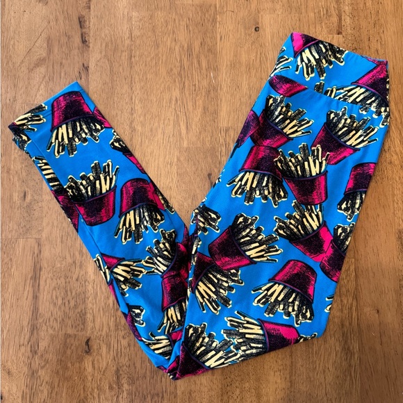 Lularoe French fry leggings - OS - Picture 3 of 4